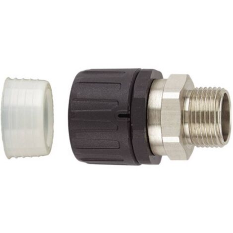 HellermannTyton 166-21906 HGL42-SM-M40 Raccord de tuyau noir 35.50 mm droit 1 pc(s) X78306
