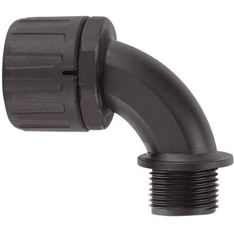 HellermannTyton 166-22206 HG34-90-M32 Schlauchverschraubung Schwarz M32 28.10 mm  1 St.