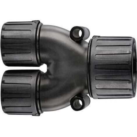 HellermannTyton 166-25803 HG28-Y21 Distributore a Y Nero 28 mm, 21 mm, 21 mm 1 pz.