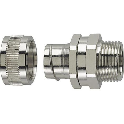 HellermannTyton 166-30412 SC16-SM-PG11-NPB-ML Raccord de tuyau métal PG11 droit 1 pc(s) R015871