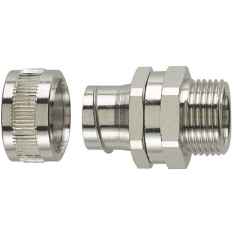 HellermannTyton 166-30416 SC32-SM-PG29 Raccord de tuyau métal PG29 28.10 mm droit 1 pc(s) X74839