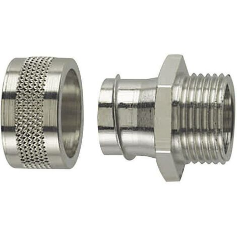 HellermannTyton 166-31005 PSC25-FM-M25 Raccord de tuyau métal M25 21.10 mm droit 1 pc(s)