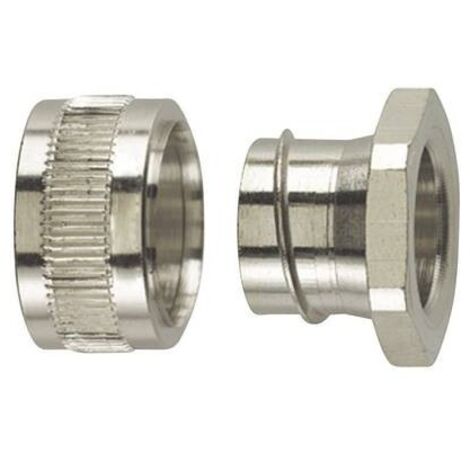 HellermannTyton 166-31203 PCS20-PC Chiusura finale Metallo M20 16.90 mm Piatto 1 pz.