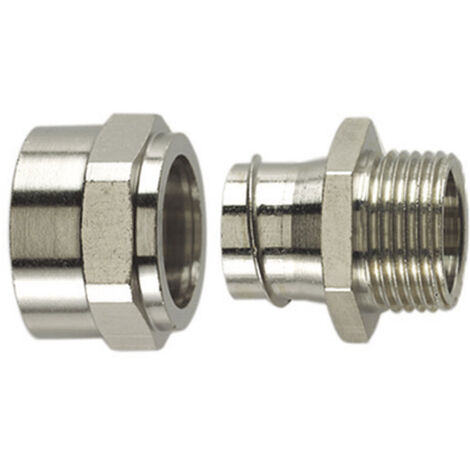HellermannTyton 166-33800 PCSB12-FM-M16 Schlauchverschraubung Metall M16 10.20 mm Gerade 1 St.