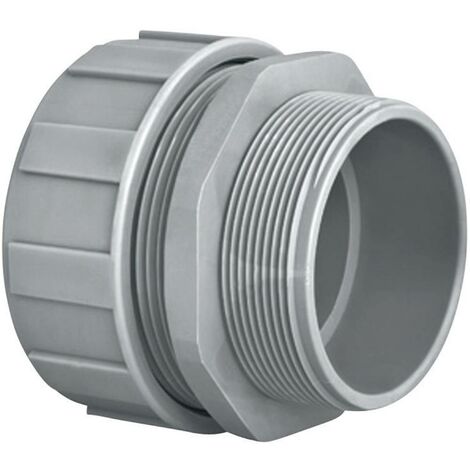 HellermannTyton 166-40705 PSR25-S-M25 Raccord de tuyau gris M25 21 mm droit 1 pc(s)