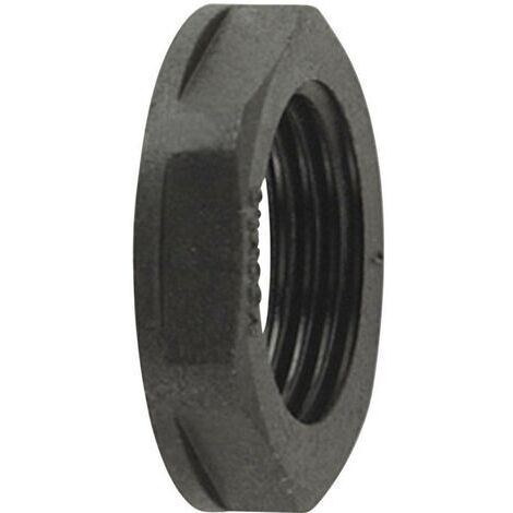 HellermannTyton 166-50146 ALPA-PG21 Contre-écrou noir 1 pc(s) X73213