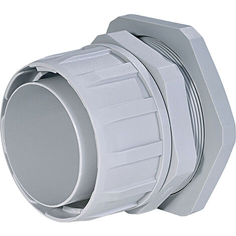 HellermannTyton 167-00513 FG21-PG16-PP-GY Schlauchverschraubung Grau PG21  Gerade 1 St.