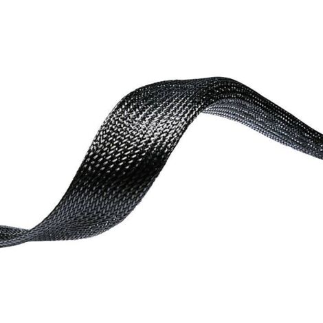 HellermannTyton 170-00400 HEGPX40-PET-BK Gaine tressée noir polyester 32 à 70 mm 50 m R025871