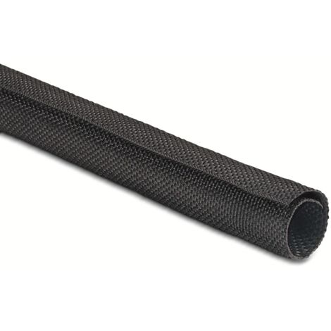 HellermannTyton 170-01018 Twist-In 38 Geflechtschlauch Schwarz Polyester  32 bis 38 mm 2 m