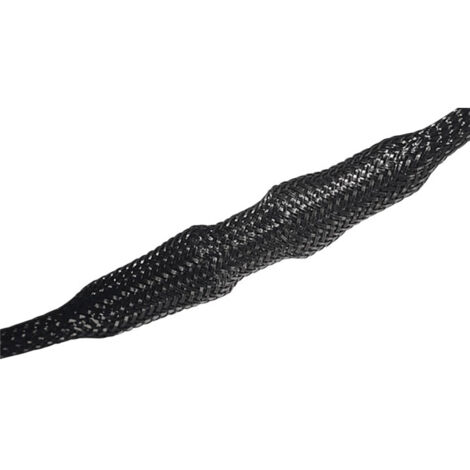 HellermannTyton 170-11200 HEGP12-PET-BK Geflechtschlauch Schwarz Polyester  8 bis 17 mm 100 m