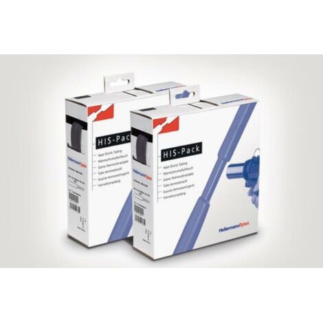 HellermannTyton 300-32540 Manga termorretráctil negra 5m
