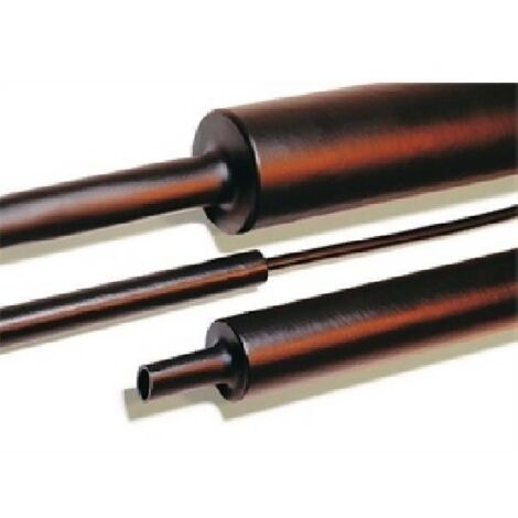 HellermannTyton 323-50300 Termoretraibile con colla Nero 30 mm 8 mm Restringimento:4:1 1 m