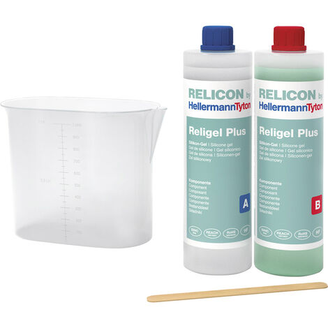 HellermannTyton 435-00752 Religel Plus 1000ml-SIG-CL/GN 2-Komponenten-Gel  Inhalt: 1 St.