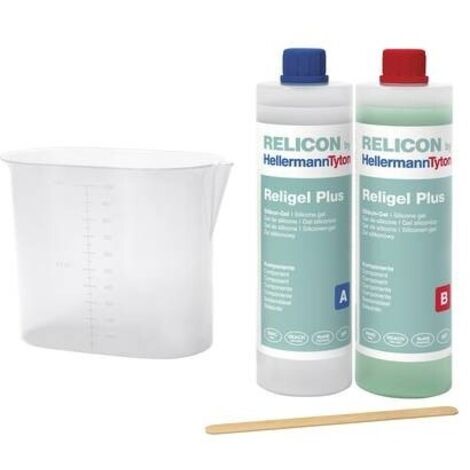 HellermannTyton  435-00752 Religel Plus 1000ml-SIG-CL/GN Gel bicomponente Contenuto: 1 pz.