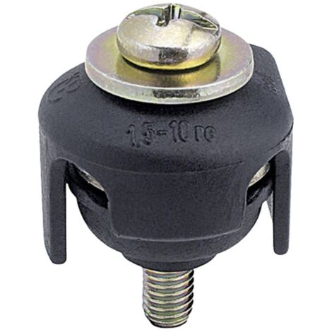HellermannTyton 435-01559 Tap Connector 1510-ST-BK Morsetto di derivazione flessibile: - rigido: 1.5-10 mm² 1 pz. Nero