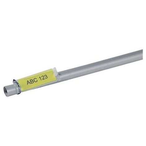 HellermannTyton 526-01714 HFX12-35P-SP-YEWH Etichetta per cavi Helafix 35 x 12 mm Colore campo di marcatura: Giallo Num