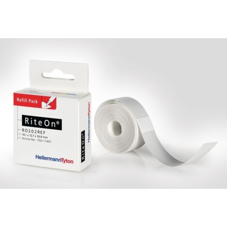 HellermannTyton 550-14014 RO201REF-100-WH Etiquette RiteOn 12.70 x 12.70 mm S17821