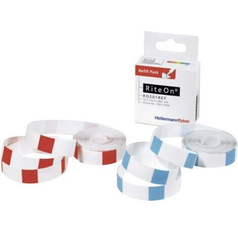 HellermannTyton 550-71401 RO203REF-100-WH Etiquette RiteOn 25.40 x 19.10 mm S17836