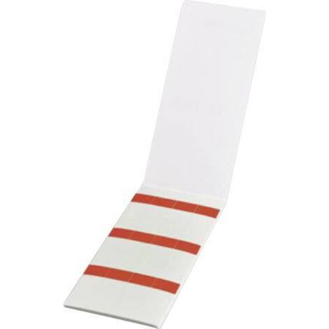 HellermannTyton 598-31402 HSMB-C3-1402-RD Etiquette de câble Helasign 19.05 x 25.40 mm Couleur de la surface de marquag