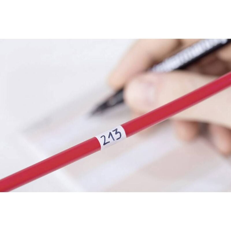 598-40402 HSMB-C4-1402-WH-1402-CL/WH Imprimeur d'étiquettes de câbles blanc 1 pc(s) - Hellermanntyton