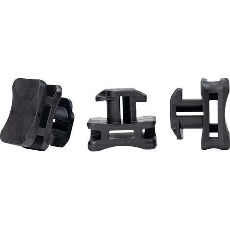 HellermannTyton ACFM2W10PT6 fixation câble noir polyamide