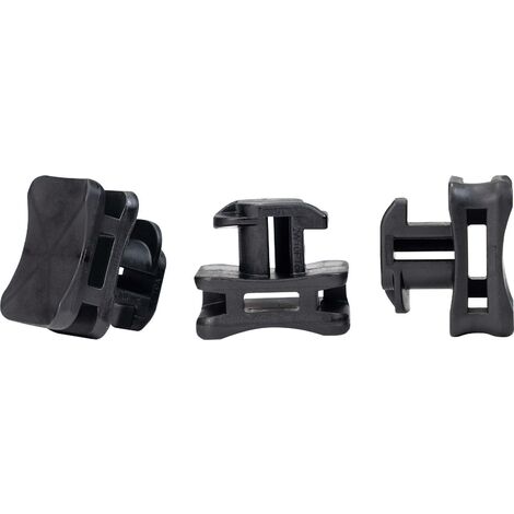 HellermannTyton ACFM5W8PT4,5 Embase pour attache-câbles profilé 151-03245 résistant aux chocs noir 2