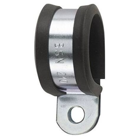 HellermannTyton AFCS12 Clip fermacavi avvitabile 166-50601 Intervallo Ø fascio 12 mm (max) con profilo protettivo in cl