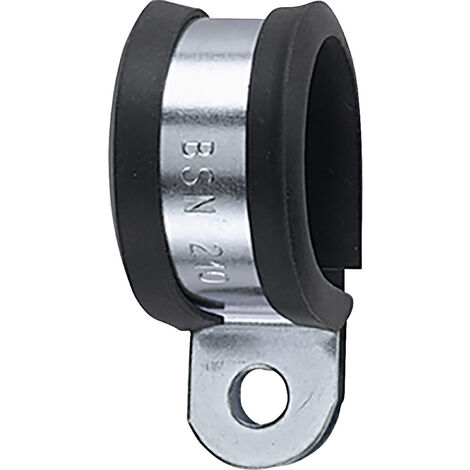 HellermannTyton AFCS63-GS/PVC-BK/ML Befestigungsschelle schraubbar 166-50608 Bündel-Ø-Bereich 63 mm