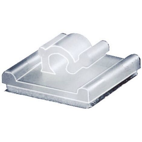 HellermannTyton Basetta di fissaggio autoadesivo 151-13018 Intervallo Ø fascio 3 mm (max) Naturale 2 pz.