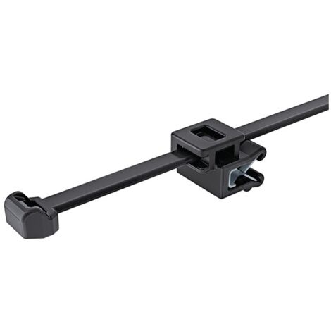 HellermannTyton Befestigungsbinder Edgeclip T50ROSEC5A-MC5-BK-D1 500 Stk