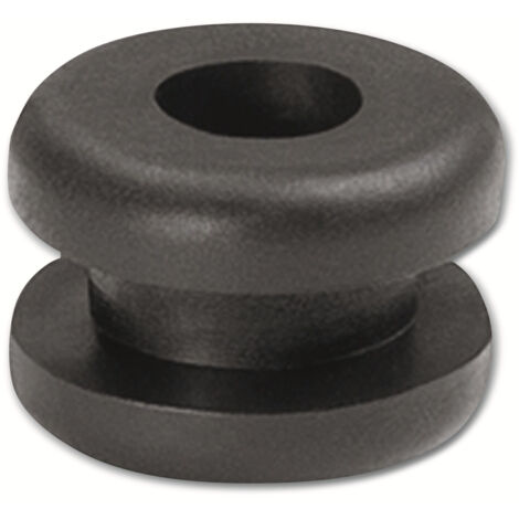 HELLERMANNTYTON Durchführungstülle, 633-02020, Schwarz, PVC, ∅ 4 mm, 1 Stück