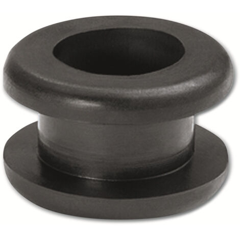 HELLERMANNTYTON Durchführungstülle, 633-02060, Schwarz, PVC, ∅ 10 mm, 1 Stück