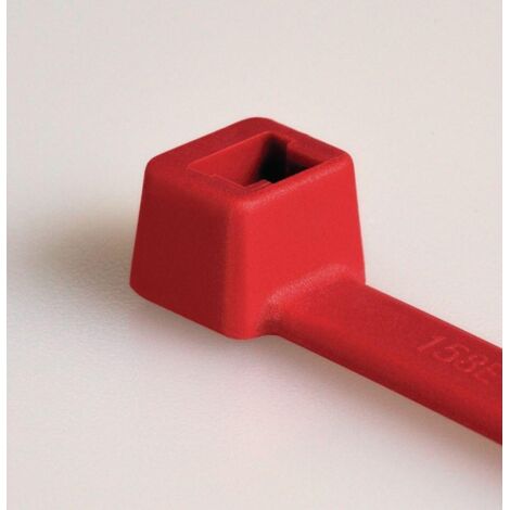 HellermannTyton fascette di serraggio rosse 100 mm confezione 100