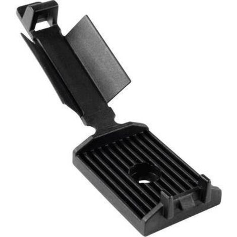 HellermannTyton FKH30A-HIR-BK-C1 support câble noir auto-adhésif