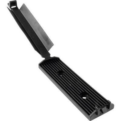 HellermannTyton FKH80-HIR-BK-C1 Embase de fixation vissable 151-16800 pour câble plat, résistant aux chocs noir 1 pc(s) S14037