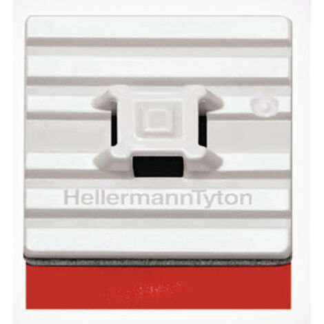 HellermannTyton FMB4APT-I-PA66HS-WH Befestigungssockel selbstklebend 151-01528   flexibler Sockel, 4