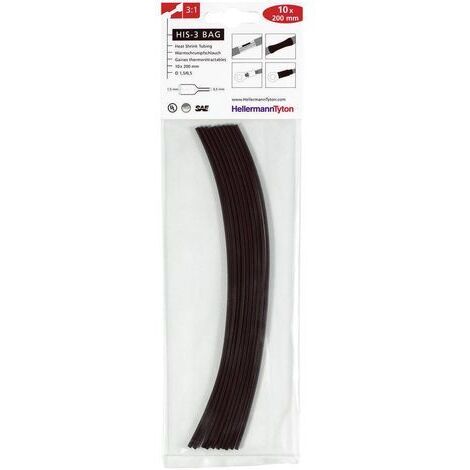 HellermannTyton Gaines thermorétractables rouges 6 mm 10 pcs