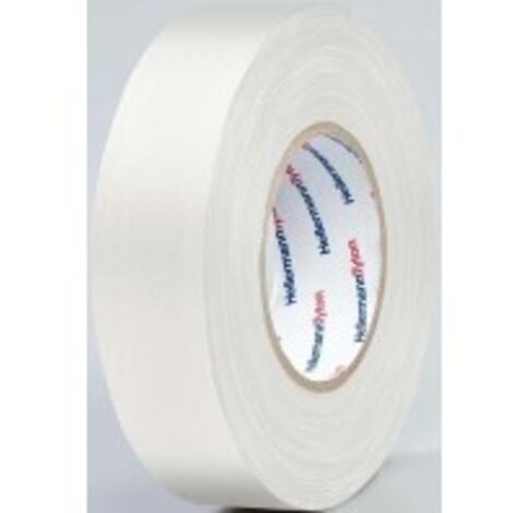 HellermannTyton Gewebeband weiss HTAPE TEX WH 19x50m