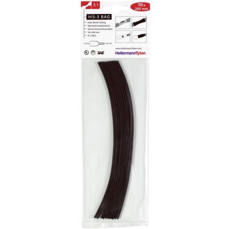 HellermannTyton guaine termorestringenti rosse 6 mm 10 pz