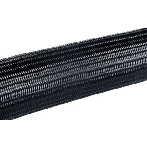 HellermannTyton HEGPA6612 gaine tressée noire flexible