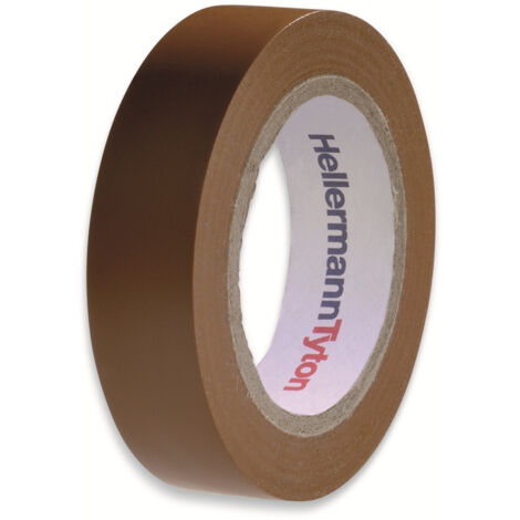HellermannTyton HelaTape Flex 15 710-00107 Isolierband HelaTape Flex 15 Braun (L x B) 10 m x 15 mm 1