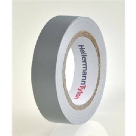 HellermannTyton HelaTape Flex 15 Cinta aislante gris 15 mm