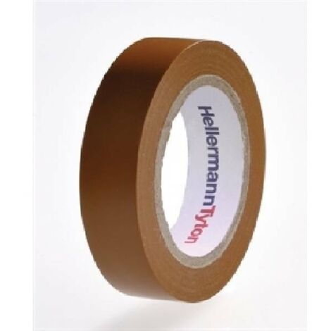 HellermannTyton HelaTape Flex 15 cinta aislante marrón flexible