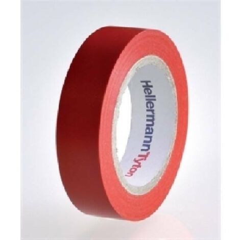HellermannTyton HelaTape Flex 15 cinta aislante roja 15 mm