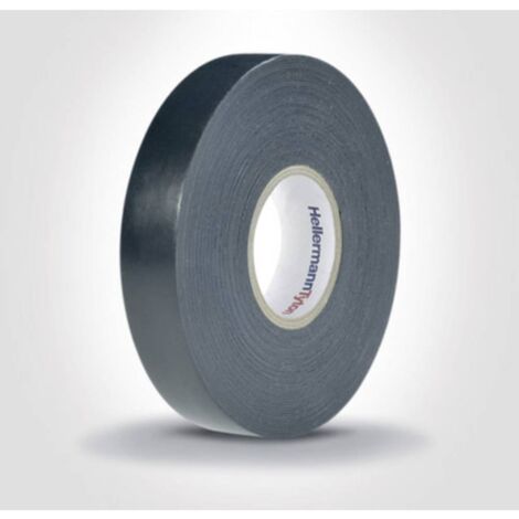 HellermannTyton HTAPE-POWER820-EPR-BK (9.1) 711-10402 Nastro adesivo (L x L) 9.1 m x 19 mm 1 pz.
