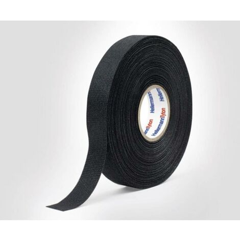HELLERMANNTYTON HTAPE-PROTECT300-PET-BK 712-10001 - NASTRO ISOLANTE, 25 M X 19 MM, 1 PEZZO