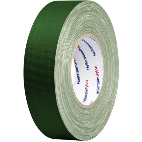 HellermannTyton HTAPE-TEX-GN-19x50 712-00503 Gewebeklebeband HelaTape Tex Grün (L x B) 50 m x 19 mm