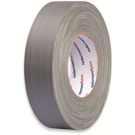 HellermannTyton HTAPE-TEX-GY-19X10 712-00206 Gewebeklebeband HelaTape Tex Grau (L x B) 10 m x 19 mm