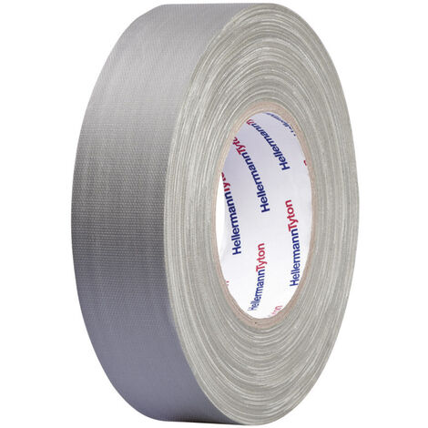 HellermannTyton HTAPE-TEX-GY-19x50 712-00506 Gewebeklebeband HelaTape Tex Grau (L x B) 50 m x 19 mm