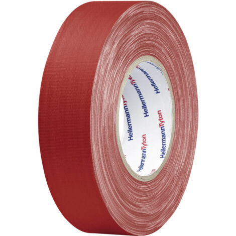 HellermannTyton HTAPE-TEX-RD-19x50 712-00501 Gewebeklebeband HelaTape Tex Rot (L x B) 50 m x 19 mm 1